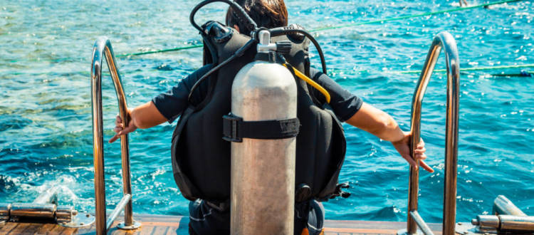 diving after flying